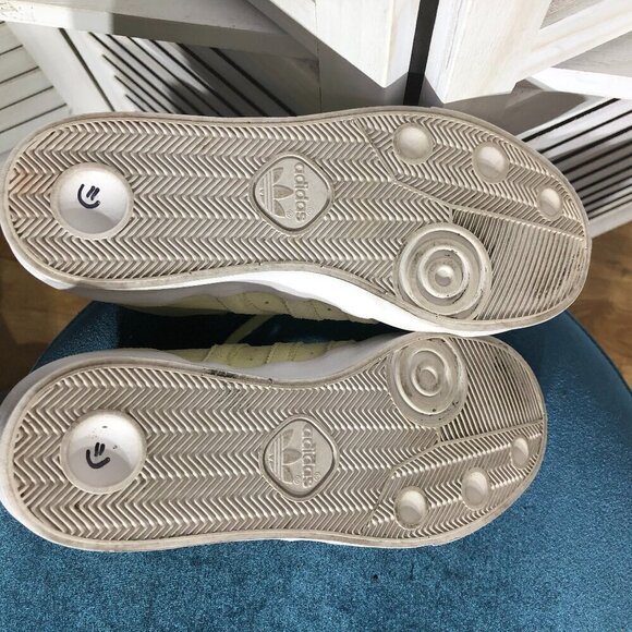 Adidas Basket Profi Light Green Suede High Top Shoes 7.5 - Picture 8 of 8